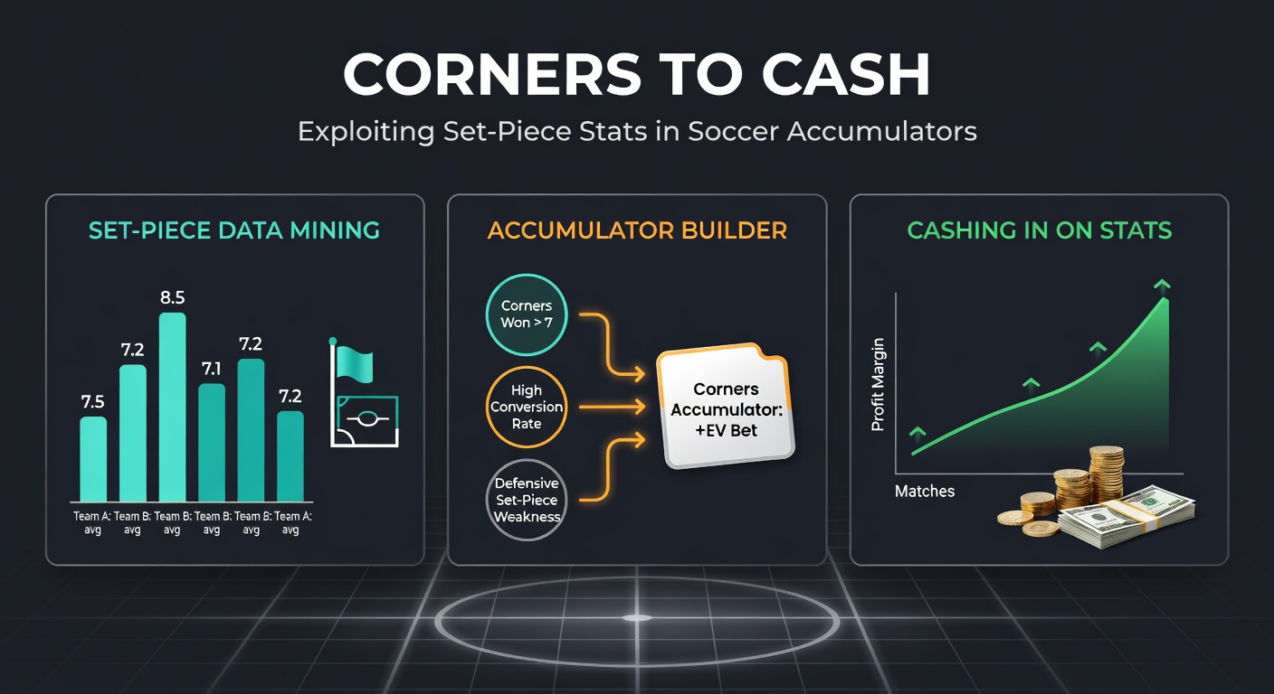 Data visualization chart showing corner statistics for top soccer teams, with bars comparing attack and defense metrics across leagues