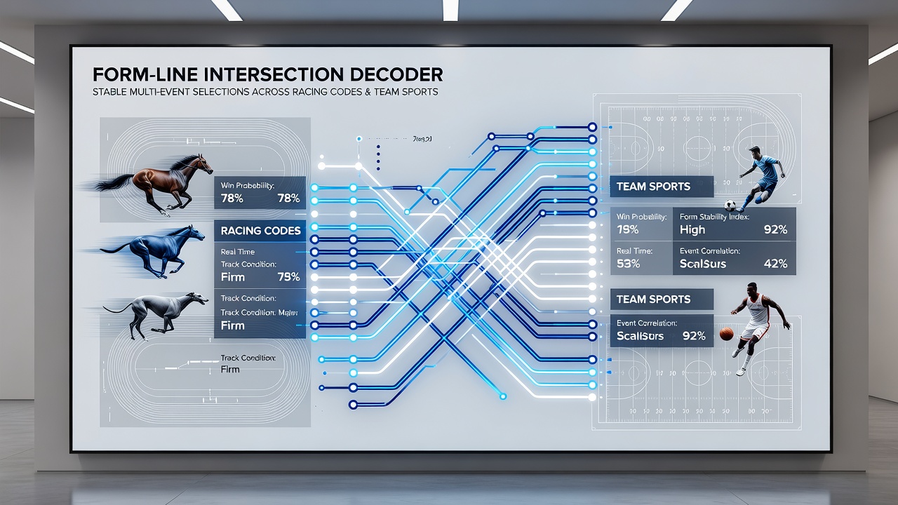 Overlay of racing pace maps and football possession trends on a shared timeline