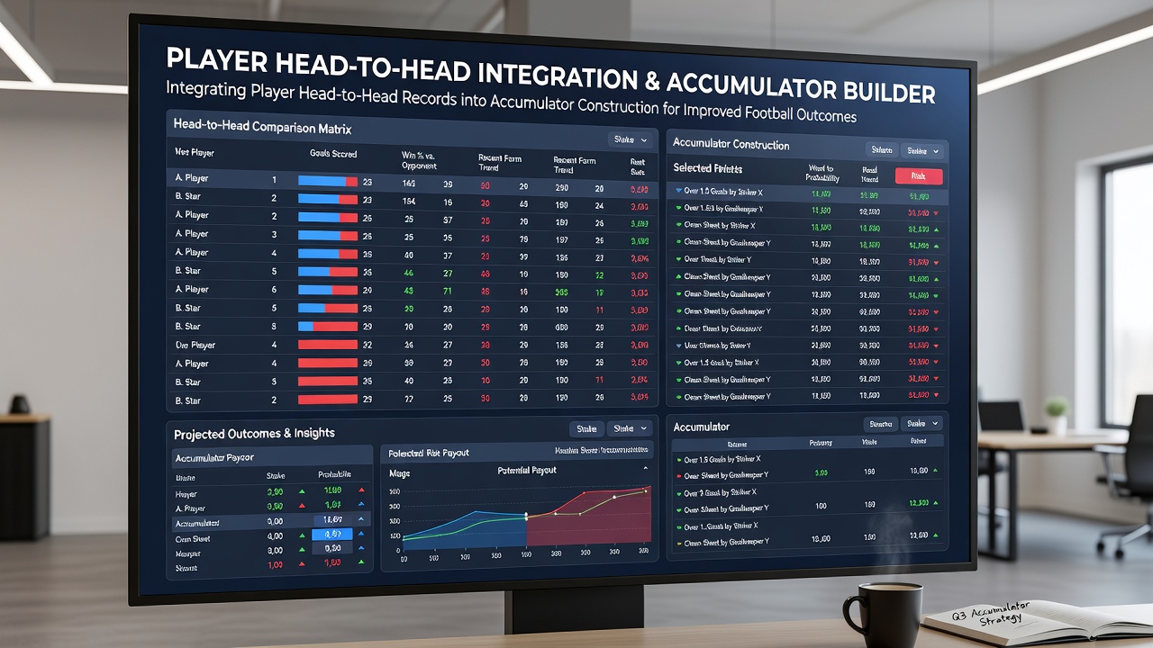 Detailed football statistics charts and head-to-head comparison graphs used in betting analysis