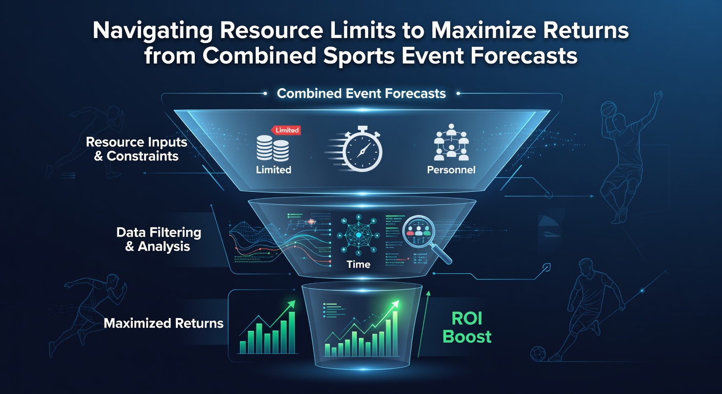 Data charts and betting interfaces displayed on multiple screens showing combined sports event forecasts and resource allocation tools